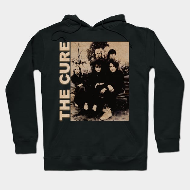 Vintage Poster of The Cure Hoodie by Keenan Cloths